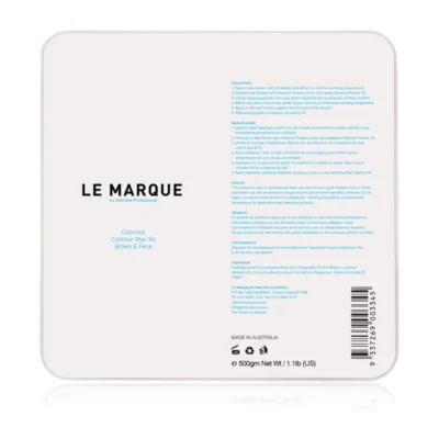 Le Marque Coconut Contour Wax for Brows and Face 500g