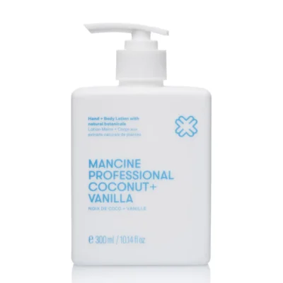 Mancine Professional Hand + Body Lotion / Coconut + Vanilla 300ml
