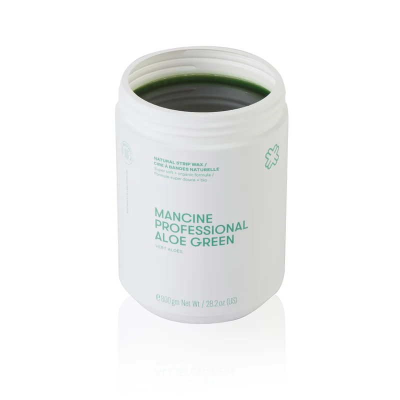 Mancine Professional Natural Strip Wax / Aloe Green 800g - Image 2
