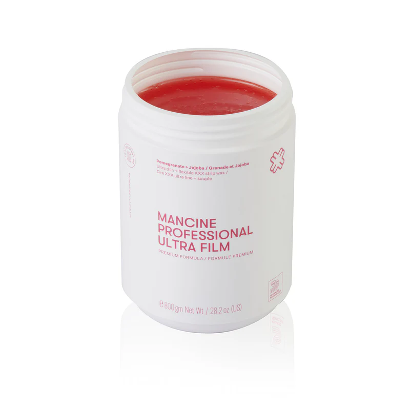 Mancine Professional Ultra Film Strip Wax / Pomegranate + Jojoba 800g - Image 2