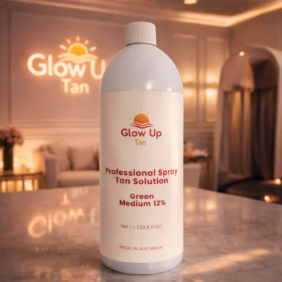 Professional Spray Tan Solution - Green - Medium (12%)