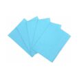 Bulk carton of 500 blue dental bibs 3-ply waterproof for professional clinic use