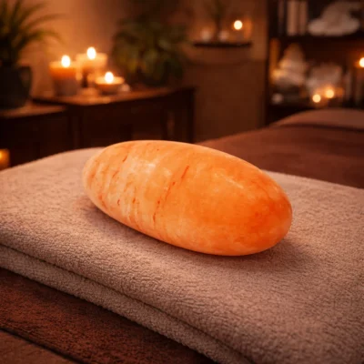 Himalayan Salt Oval Massage Stone