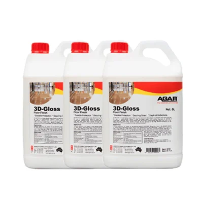 Agar 3D Gloss Floor Polish and Sealer - 3 X 5Lt