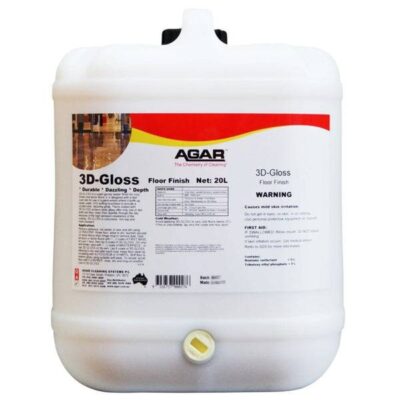 Agar 3D Gloss Floor Polish and Sealer - 3D Gloss 20Lt