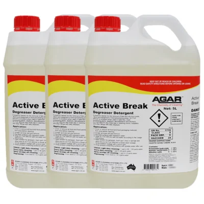 Agar Active Break Kitchen Degreaser - 3 X 5Lt