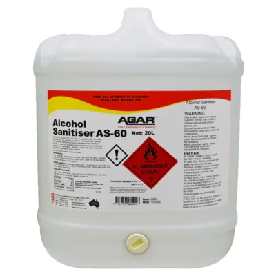 Agar Alcohol Sanitiser AS-60 | All Surface Sanitiser - 20Lt