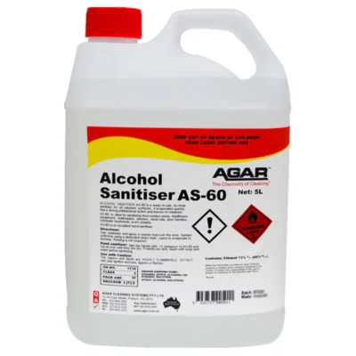 Agar Alcohol Sanitiser AS-60 | All Surface Sanitiser - 5Lt