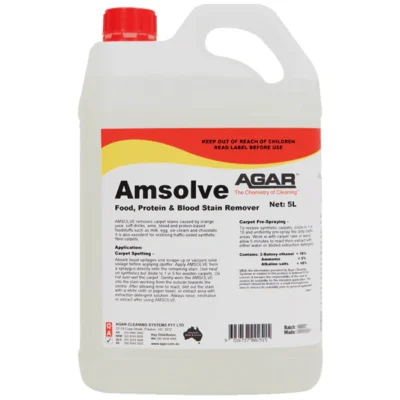 Agar Amsolve Food, Protein and Blood Stain Remover - 5Lt