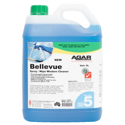 Agar Bellevue Concentrated Window Cleaner | Environmentally Responsible - 5Lt