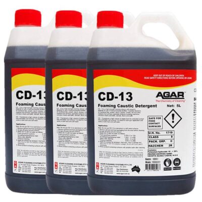 Agar CD-13 Foaming Caustic Detergent - 3 X 5Lt