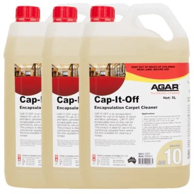 Agar Cap It Off Encapsulation Carpet Cleaner - 3 X 5Lt