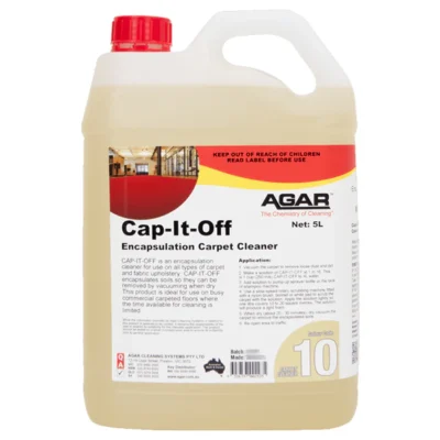 Agar Cap It Off Encapsulation Carpet Cleaner - 5Lt