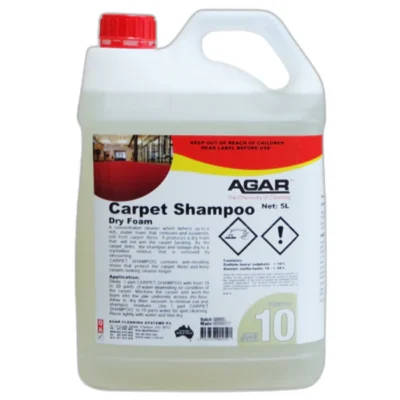 Agar Carpet Shampoo Dry Foam Concentrated Cleaner - 5Lt