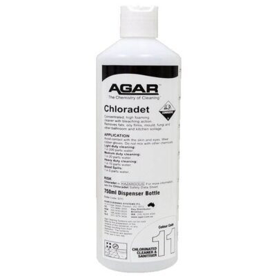 Agar Chloradet Hospital Grade Disinfectant - 750ml Empty Dispensing Bottle