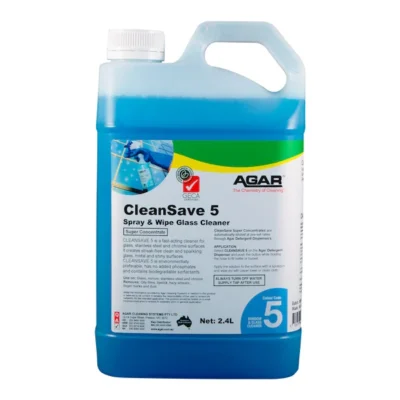 Agar CleanSave 5 Window Cleaner Concentrated - 2.4Lt