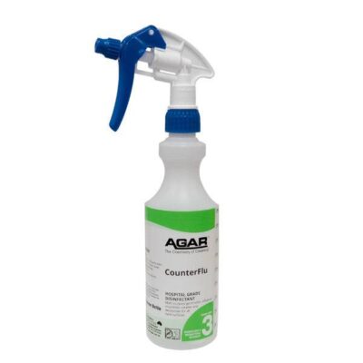 Agar Counter Flu Concentrated Hospital Grade Disinfectant | Citrus Fragrance - 500ml Empty Dispensing Bottle