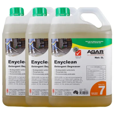 Agar Enyclean Concentrated Degreaser and Detergent - 3 X 5Lt