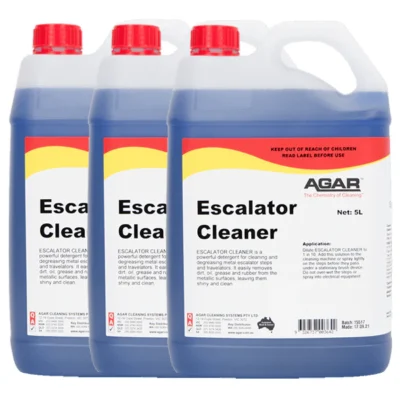 Agar Escalator Cleaner | Metal Surfaces Brightener - 3 X 5Lt