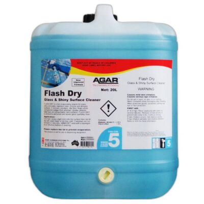 Agar Flash Dry Window Cleaner and Shiny Surface Cleaner - 20Lt