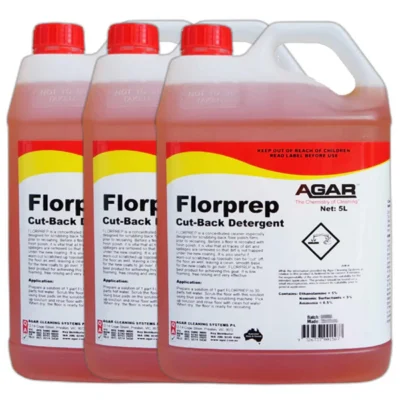 Agar Florprep Cut Back Detergent - 3 X 5Lt