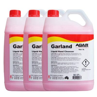 Agar Garland Premium Quality Hand Cleanser - 3 X 5Lt