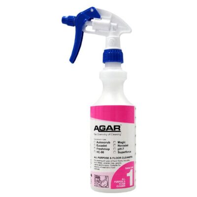 Agar HC-90 Low Foaming Mopping Detergent - 500ml Empty Dispensing Bottle