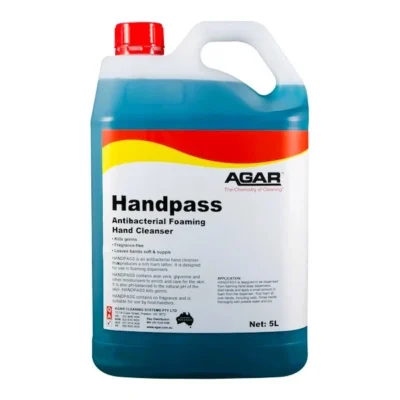Agar Handpass 5Lt Antibacterial Foaming Hand Cleanser - 5Lt Handpass