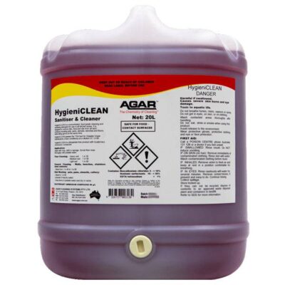Agar Hygieni Clean Food Grade Cleaner and Sanitiser - 20Lt