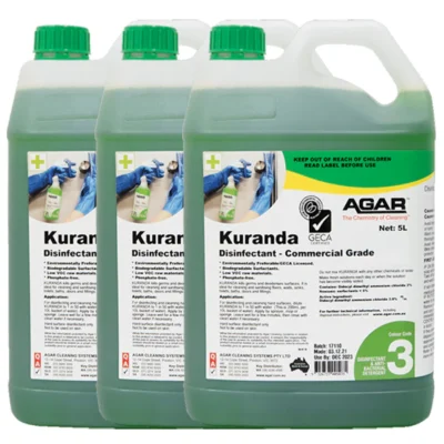 Agar Kuranda Commercial Grade Disinfectant - 3 X 5Lt