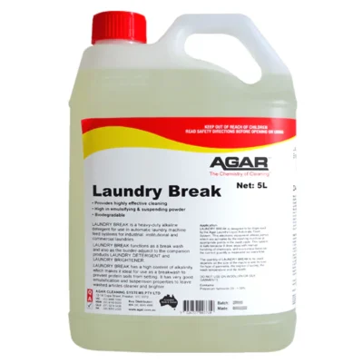 Agar Laundry Break Heavy Duty Alkaline Detergent - 5Lt