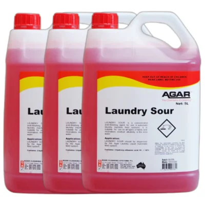 Agar Laundry Sour Acid Washing Agent - 3 X 5Lt