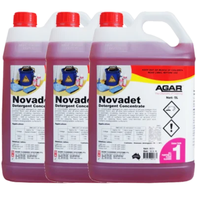 Agar Novadet Concentrated Detergent for Terrazzo, Marble and Slate - 3 X 5Lt