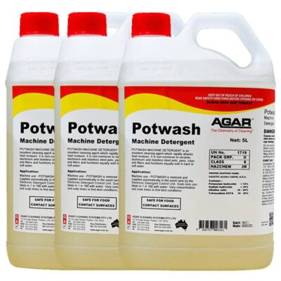 Agar Potwash Machine Dishwashing Detergent - 3 X 5Lt