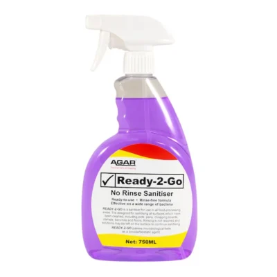 Agar Ready 2 Go No Rinsing Food Grade Sanitiser - 750ml RTU