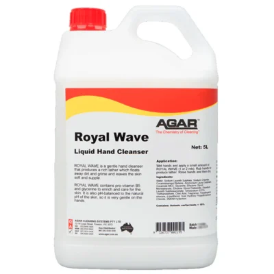 Agar Royal Wave Liquid Hand Cleanser - 5Lt