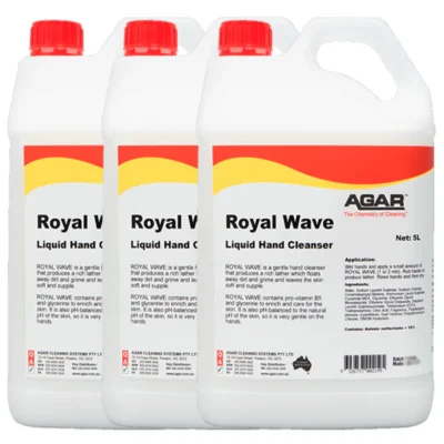 Agar Royal Wave Liquid Hand Cleanser - 3 X 5Lt