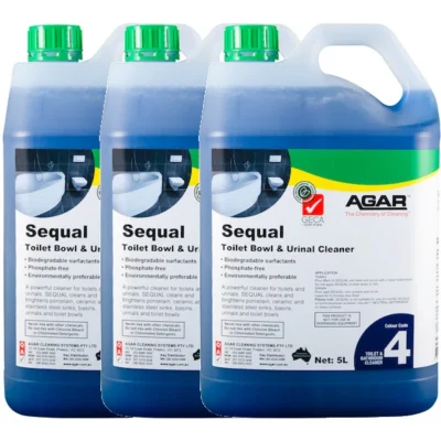 Agar Sequal Toilet Bowl and Urinal Cleaner - 3 X 5Lt