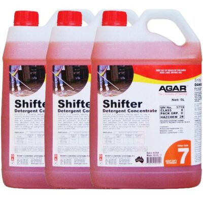 Agar Shifter Concentrated Degreaser Detergent for Auto Scrubbers - 3 X 5Lt