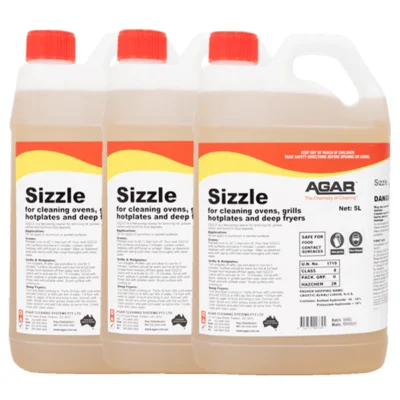 Agar Sizzle Oven and Grill Cleaner - 3 X 5Lt