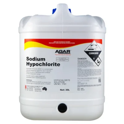 Agar Sodium Hypochlorite 12.5% Chlorine - 20Lt