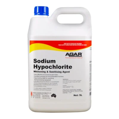 Agar Sodium Hypochlorite 12.5% Chlorine - 5Lt