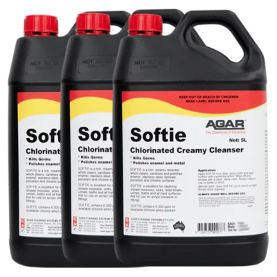 Agar Softie Creme Cleanser - 3 X 5Lt