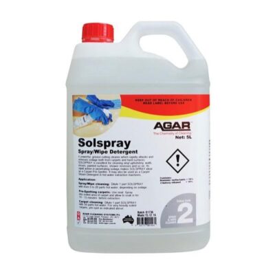Agar Solspray Spray and Wipe Detergent - 5Lt
