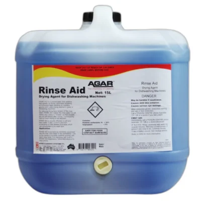 Agar Rinse Aid Spot Free Drying Agent For Commercial Dishwashing Machine - 15Lt