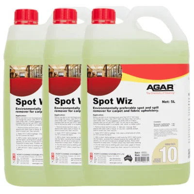 Agar Spot Wiz Carpet Stain Remover - Environmentally Preferable - 3 X 5Lt