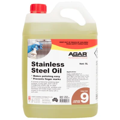Agar Stainless Steel Oil – Shine & Protect Metal Surfaces Easily - 5Lt