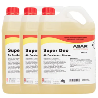 Agar Super Deo Strong Perfumed Deodoriser | Floral Fragrance - 3 X 5Lt