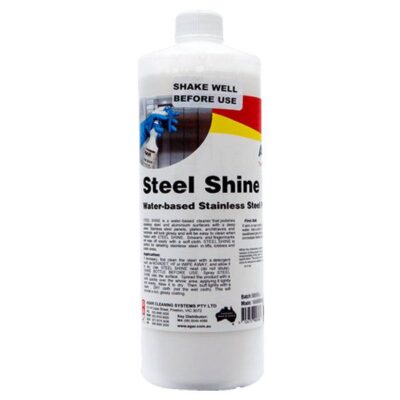 Agar Steel Shine Water Based Polish - 1Lt