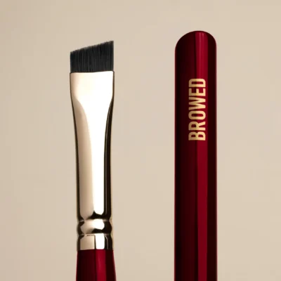 Browed - Large Angled Brush #3 / Cherry Red